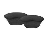 Fxzqgnh 2 Pièces Protège Talon Chaussures Inserts Patchs Coussin Respirant Enveloppant Ajustable Adhésif Convient à la Marche Sportive Course Loisirs, noir, 5MM