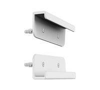 Fxzqgnh 2 Pièces Support Tablette Universel Support Mural Tablette Support Support Console de Jeu en PP Installation Simple Adapté pour Salon Bureau Ch, Blanc