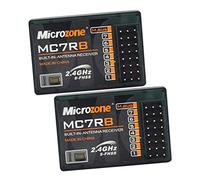 Fxzqgnh 2 Récepteurs MC7RE V2 7 Canaux pour émetteur Microzone System, Drone Ou Hélicoptère