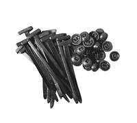 Fxzqgnh 20 Attaches de Câble Universelles, Sangles de Gestion des Câbles, Attaches de Câble Robustes en Nylon Haute Résistance avec Boucles pour Usage Automob
