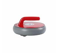 Fxzqgnh 4 Pièces Pierre de Glisse Terrain Plat Glisse Fluide Pierre de Usage sans Glace Palet Roulant pour Équipes, Enfants, École, Rouge, Poignée Carrée