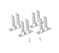 Fxzqgnh 4 Supports de Grille D'urinoir avec Fixations, Clips de Fixation Polis pour Grille D'urinoir