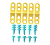 Fxzqgnh 5 Charnières En Carton, Outil de Construction, Vis de Réglage, Matériel de Bricolage éducatif En PP, Apprentissage Sensoriel pour Enfants, Parents, et, Style B