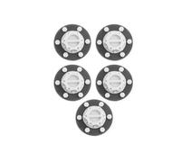 Fxzqgnh 5 Pièces Capot-Moyeu Imprimé en 3D Décoratif Capot-Moyeu Léger Accessoire pour Modélistes, Argent