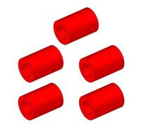 Fxzqgnh 5 Pièces Protecteur Câble Vélo Housse Derailleur Silicone Souple Installation Facile Antirayure Adapté pour La Protection Cadre Décoration Vélo, Rouge 1, 4mm