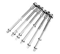 Fxzqgnh 6 Pièces Tige de Tension Vis de Batterie Vis Serrage Accessoire Drum Kit Acier Inoxydable Convient à Drum Set Snare Drum Basse Drum Kit Jazz, 6x90MM