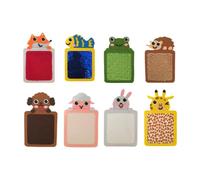 Fxzqgnh 8 Tapis Sensoriels à Motifs Animaux, Jolis Panneaux Texturés, Tapis Sensoriels pour Tout-petits