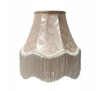 Fxzqgnh Abat-jour Tissu Abat-jour Lampshade Abat-jour Table Abat- Finition Frangée Faite Main Adoucissant la Lumière et Apportant une Ambiance Chaleureuse, Rose, Fleur Rose Avec Glands