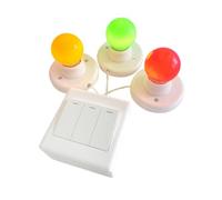 Fxzqgnh Accessoires pour Tableaux D'activités, Matériel pour L'éveil des Tout-Petits, Jouets Sensoriels, éléments Lumineux avec Interrupteurs pour Les