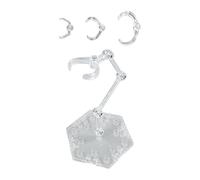 Fxzqgnh Action Figure Stand Support pour Modèles Articulés avec Socle Assemblable en Acrylique Transparent Support Rotatif Démontable Adapté à Collection et E, Style b