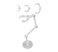 Fxzqgnh Action Figure Stand Support pour Modèles Articulés avec Socle Assemblable en Acrylique Transparent Support Rotatif Démontable Adapté à Collection et E, Styled