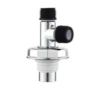 Fxzqgnh Adaptateur pour Siphon de Sol, Raccord de Tuyau, Couvercle de Siphon, Coude électroplaqué, Té D'égout, Adaptateur, pour Toilettes