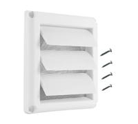 Fxzqgnh Aération Grille de Ventilation Murale Hotte D'Aération Couvercle Sortie Sèche-linge Extracteur Facile à Monter Matériau Pp Adaptée, Diamètre Du Cercle 15cm