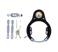 Fxzqgnh Antivol Vélo avec nsemble de Vélo Verrouillage Roue Cadre Accessoire Vélo Portable Métal Sécurisé Pratique Adapté pour Cyclistes Loisirs