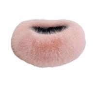 Fxzqgnh Bandeau chauffant synthétique avec boucles d'oreilles élastiques pour femme, coupe-vent et chaud, convient pour les sports de plein air, rose