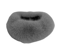 Fxzqgnh Bandeau chauffant synthétique avec boucles d'oreilles élastiques pour femme, coupe-vent et chaud, convient pour les sports de plein air, gris