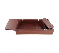 Fxzqgnh Base Machine à Coudre PVC Boîte Rangement Ouverte Charnières Rabattables, Marron, Marron