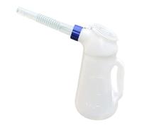 Fxzqgnh Bidon Mesure Huile Automobile Bec Verseur Résistant Réservoir avec Graduation Poignée Solide Utilisation Facile pour Réparation Voiture, Vis Bleues