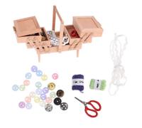 Fxzqgnh Boîte à Miniature avec Accessoires Réaliste Boîte à Miniature Compacte Accessoire