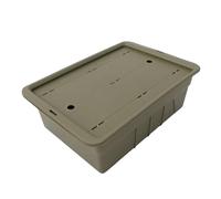 Fxzqgnh Boîte à Thé, Panier de Table de Camping, Polyvalente, élégante, Peu Encombrante, Organisateur, Plateau à Thé pour, Jardin, Barbecue, Vert