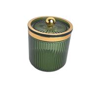 Fxzqgnh Boîte de Rangement pour Lingettes Démaquillantes, Distributeur de Cotons-tiges, Boîte de Rangement Anti-poussière pour Outils de Maquillage, Boîte de, Vert clair