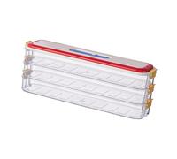 Fxzqgnh Boîtes de Rangement Portables à 3 étages pour Raviolis et Biscuits,