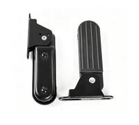 Fxzqgnh Cale-Pieds avant Compact Repose-Pieds Pliable Résistant à la Rouille Pédale pour Navetteurs, Ville, Noir, 5cm