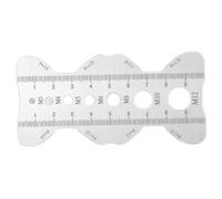 Fxzqgnh Carte de Mesure Multi-calibres pour Pas de Filetage de Boulons à Usage Industriel (plombiers)