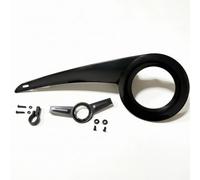 Fxzqgnh Carter Chaîne Vélo Morne Carter Chaîne avec Support Fixation Robuste Accessoire pour Vélo-Travail, Noir