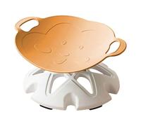 Fxzqgnh Chaise Pivotante pour Enfants à Partir de 3 Ans : Idéale pour Les Exercices de Position Assise et de Rotation, Favorise L’équilibre et La Coordination, Orange