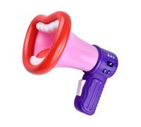 Fxzqgnh Changeur de Voix Jouet Enfant Mégaphone Amplificateur Sons Multiples Simulation Facile à Transporter Adapté à Animation Cadeau Maison, Rouge