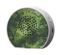 Fxzqgnh Chanson d'oiseau chantant - Relaxation moderne - 8 chants apaisants - Boîte à son naturelle - Décoration pour spa, salon, salle de bain - Forme ronde