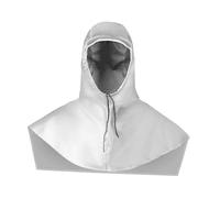 Fxzqgnh Chapeau Étanche Cape Protectrice à Capuche Casquette Anti-éclaboussure Protection Complète PVC Épais Mouvement Libre Convient pour Adultes Travaux Ate, Gris