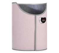 Fxzqgnh Chauffe-pieds Chauffant Électrique Intelligent avec Capteur Température et Arrêt Automatique Coussin Chauffant Doux pour Jambes Design Compact et Lége, Rose