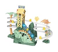 Fxzqgnh Circuit de Course électrique Dinosaure, Jeu de Société pour Filles et Garçons, Idéal pour Les Vacances