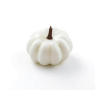 Fxzqgnh Citrouille en Mousse Petite Citrouille Artificielle d'automne pour Capture D'images Photo, 4.2cm X 5.8cm, Blanc