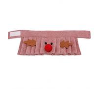 Fxzqgnh Collier Noël Renne pour Animaux Compagnie, idéal pour Chien, Chat et Petit Chien, Accessoire Photo Festif pour l'hiver, Rose, Rose, S (Tour de Cou jusqu'à 26cm)
