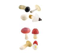 Fxzqgnh Contes et Légendes à La Maternelle - Ensemble de 8 Figurines Décoratives de Champignons pour Les Tout-petits