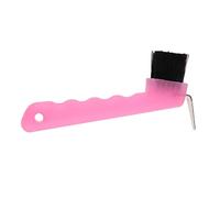 Fxzqgnh de Sabot Brosse Équipement Équin Accessoire Écurie Outil Nettoyage en Plastique Adapté à La Maison et à L'Entretien des Sabots, Rose, 18cm