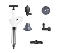 Fxzqgnh Déboucheur Haute Pression Toilette Plongeur Drain Tuyau Outil Bouton Chauffe Main Flexible Fonction Air Convient pour Salle de Bain Cuisine