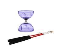 Fxzqgnh Diabolo, Jeu de Diabolo Chinois Multifonctionnel à Double Tête avec, Jouet de Jonglage à Triple Roulement pour Enfants, Scène