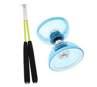 Fxzqgnh Diabolo Jouet Chinois Professionnel Triple Roulement Double Extrémité Matériau Absorption Lumière Adapté Aux Débutants Enfants Jouet Éducation, Bleu