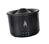 Fxzqgnh Diffuseur d'Arômes d'air Portable avec Effet Visuel LED Flamme Commande Simple Un-Bouton Haute Capacité 360ml Arrêt