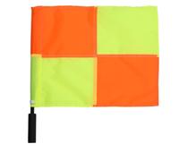 Fxzqgnh Drapeau D'arbitre avec Poignée En Mousse à Carreaux D'arbitre Touche Vif Drapeaux pour Football, Rencontres, Drapeau À Grands Carreaux 1 Pièce