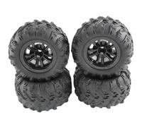 Fxzqgnh Ensemble de 4 Pneus En Caoutchouc pour Voitures RC, Résistants à L'usure, Pièces de Rechange pour Voitures Crawler 1/12, 1/14, 1/16, Conversions D
