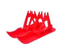 Fxzqgnh Ensemble de Ski, Luge, Stable, Montage Facile, Accessoire de Luge d'hiver, Ensemble de Snowboard pour Draisiennes et Rollators, Rouge