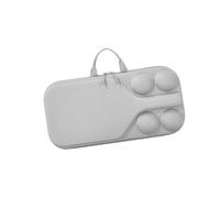 Fxzqgnh Étui Rigide, Compact et Zippé, pour Raquette de Pickleball, Idéal pour Les et L'entraînement, Gris