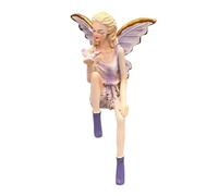 Fxzqgnh Figurine de Statue pour Micro Ornement de Fenêtre Sculpture de Collection Figurine Mignonne En Résine Imperméable pour Aménager Un Espace, Violet
