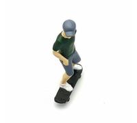 Fxzqgnh Figurine Garçon Skateboard Peint à la Main Statuette Mini Garçon Casquette Coloré Objet de Décoration pour Vitrine, Maquette