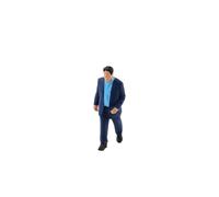 Fxzqgnh Figurine pour Maquette D'architecture Polyvalent Mini Figurine Humaine Multicolore Personnage à l'échelle pour Architectes, Homme en Costume Bleu